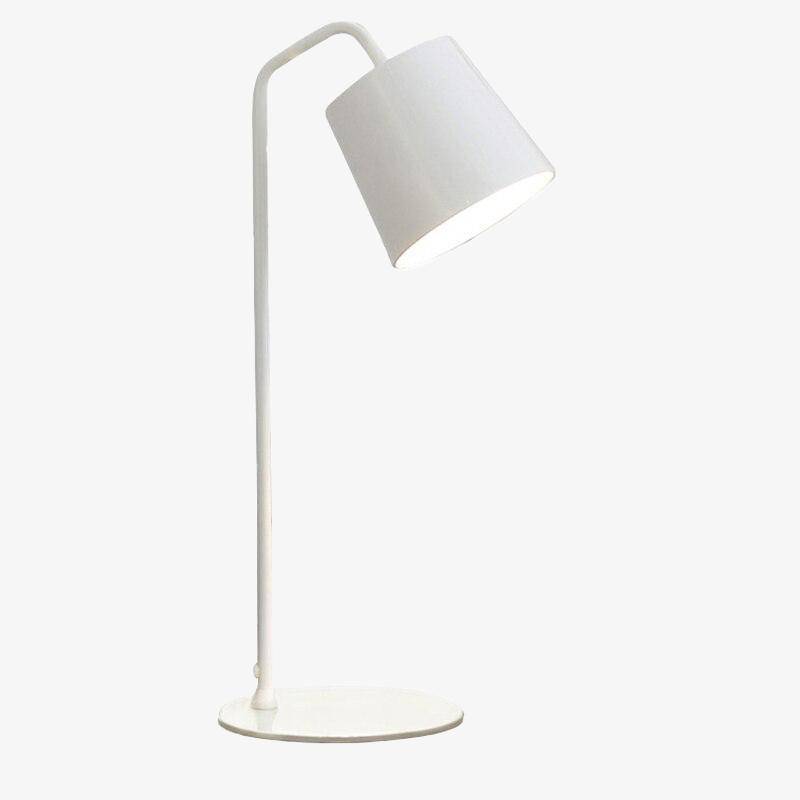 Lampe de Bureau Moderne LED - Abat-Jour Métallique Coloré | Marco Lucetti Blanc