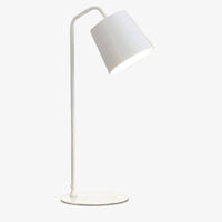 Lampe de Bureau Moderne LED - Abat-Jour Métallique Coloré | Marco Lucetti Blanc