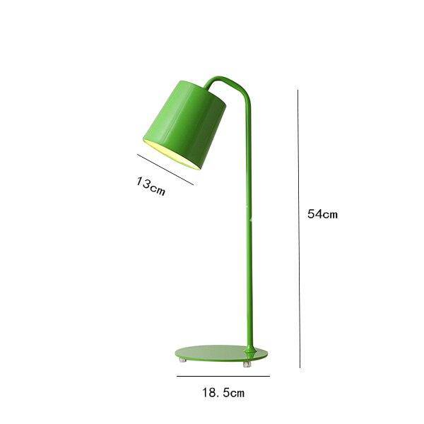 Lampe de Bureau Moderne LED - Abat-Jour Métallique Coloré | Marco Lucetti Vert