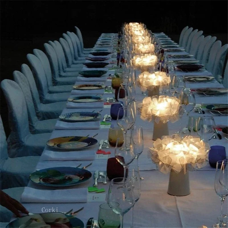 Lampe de bureau moderne Slamp Clizia en plastique PVC - FleurgetView | Marco Lucetti