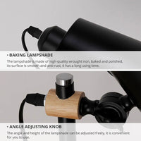 Lampe de bureau nordique en bois et métal | Marco Lucetti