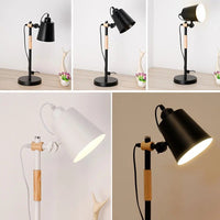 Lampe de bureau nordique en bois et métal | Marco Lucetti