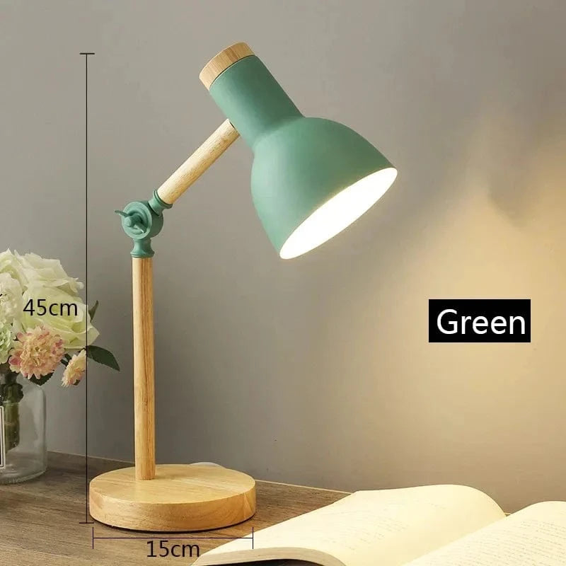 Lampe de bureau nordique intelligente pour lecture et protection oculaire | Marco Lucetti Vert / Prise UE