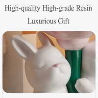Lampe de bureau nordique kawaii Lapin en Résine