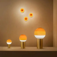 Lampe de bureau nordique LED en verre pour hôtellerie-restauration | Marco Lucetti