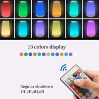 Lampe de bureau portable USB rechargeable, intensité variable | Marco Lucetti Télécommande RVB