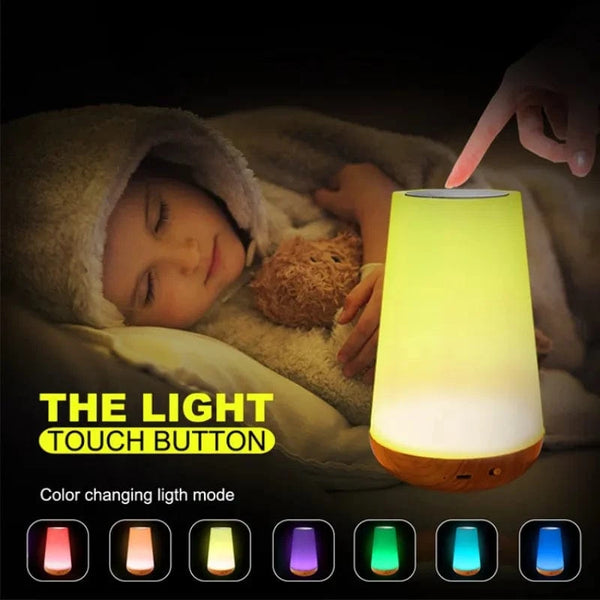 Lampe de bureau portable USB rechargeable, intensité variable | Marco Lucetti Télécommande RVB