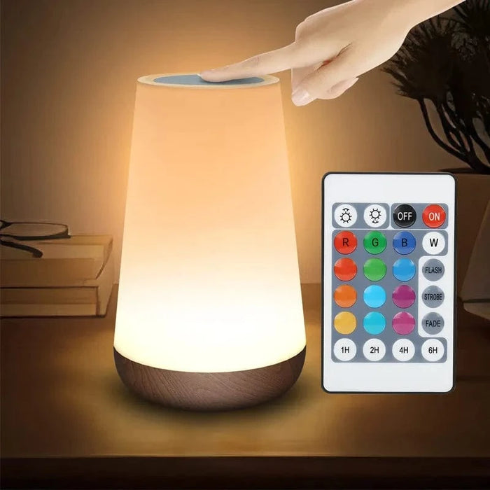 Lampe de bureau portable USB rechargeable, intensité variable | Marco Lucetti Télécommande RVB