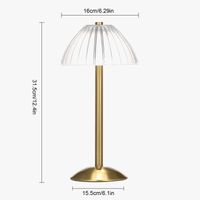 Lampe de bureau rechargeable USB à LED multi-couleurs | Marco Lucetti