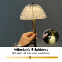 Lampe de bureau rechargeable USB à LED multi-couleurs