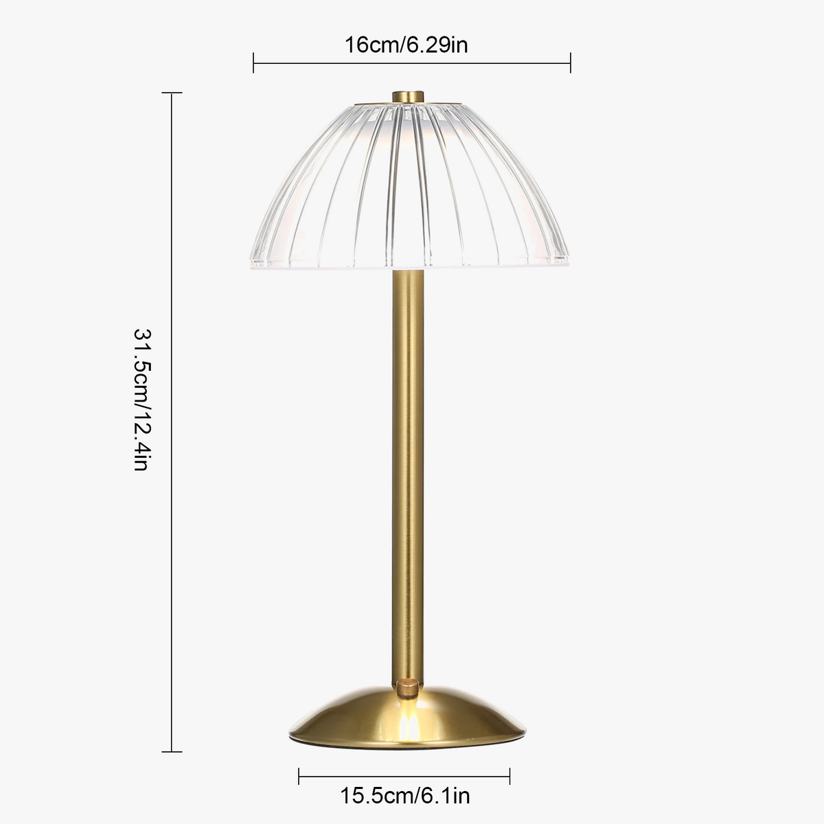 Lampe de bureau rechargeable USB à LED multi-couleurs