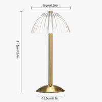 Lampe de bureau rechargeable USB à LED multi-couleurs