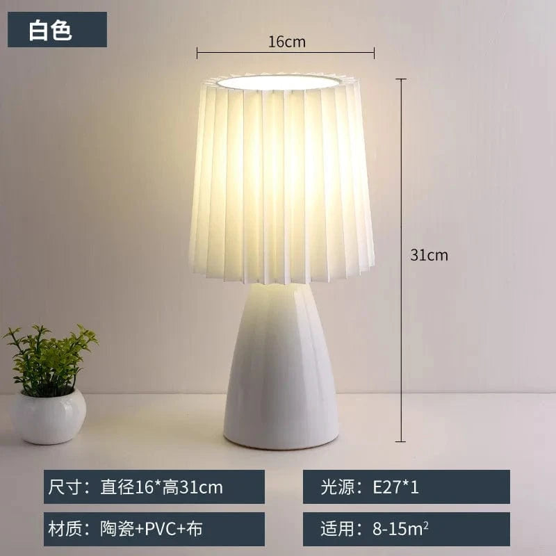 Lampe de bureau rétro rouge chaleureuse | Marco Lucetti Blanc