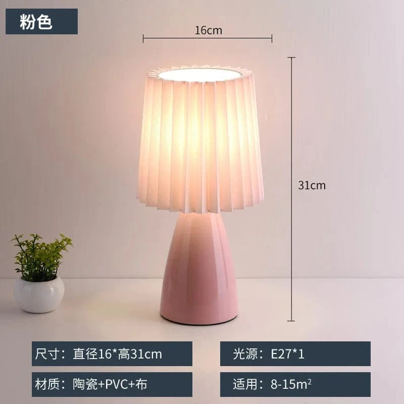 Lampe de bureau rétro rouge chaleureuse | Marco Lucetti Rose