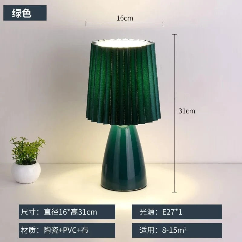 Lampe de bureau rétro rouge chaleureuse | Marco Lucetti Vert