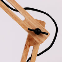 Lampe de bureau Vaz en bois articulée | Marco Lucetti