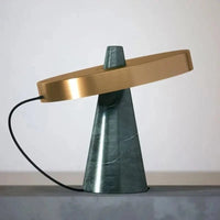 Lampe de bureau vintage en marbre européen au design créatif. | Marco Lucetti