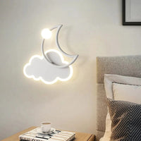 Lampe de chambre d'enfants creatif - Nuage Lune LED | Marco Lucetti