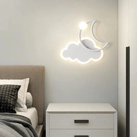 Lampe de chambre d'enfants creatif - Nuage Lune LED | Marco Lucetti