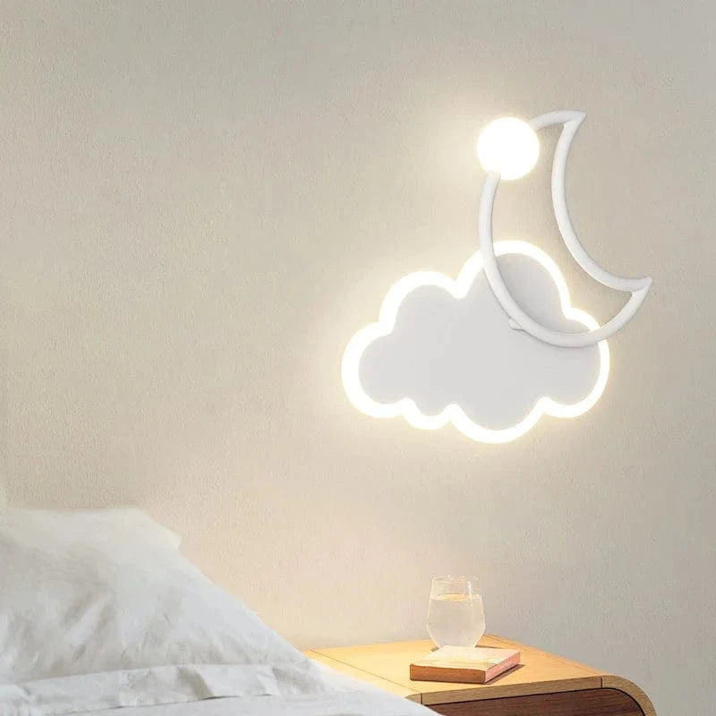 Lampe de chambre d'enfants creatif - Nuage Lune LED | Marco Lucetti