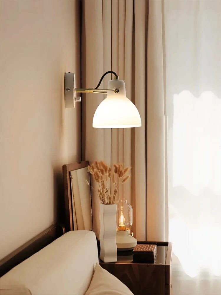 Lampe de chevet ajustable en verre pour l'entrée | Marco Lucetti