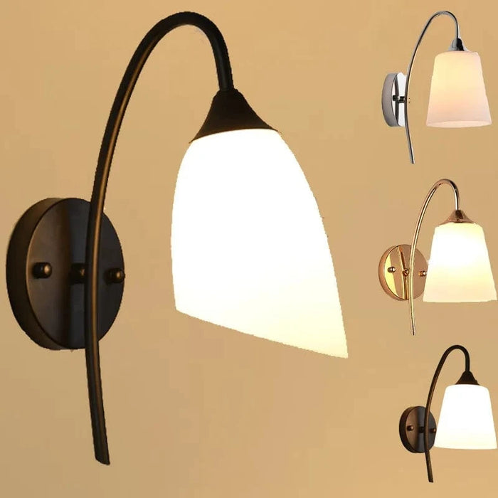 Lampe de chevet américaine antique en verre et fer LED pour hôtel de luxe | Marco Lucetti