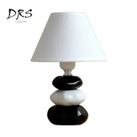 Lampe de chevet Cailloux Noir & Blanc | Marco Lucetti