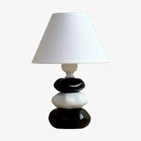 Lampe de chevet Cailloux Noir & Blanc | Marco Lucetti
