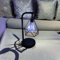 Lampe de Chevet Chic en Métal - Illuminée | Marco Lucetti Bleu Marine