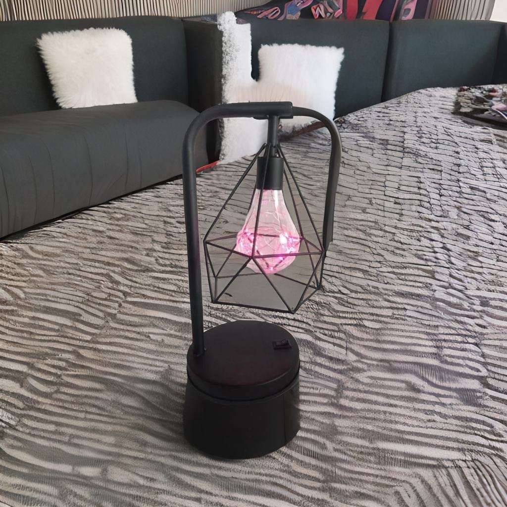 Lampe de Chevet Chic en Métal - Illuminée | Marco Lucetti Rose