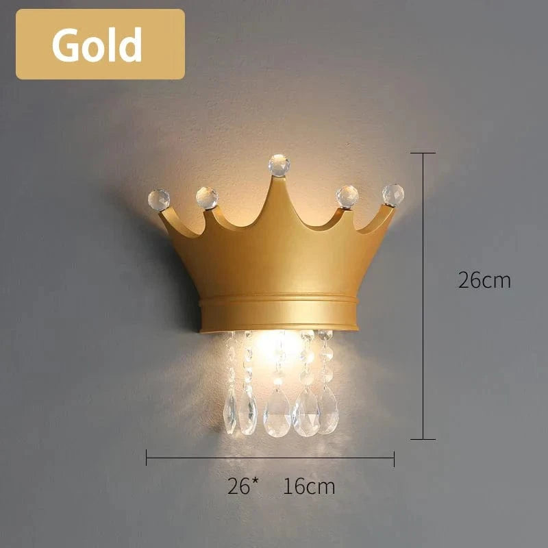 Lampe de chevet Cristal Luxe Princesse. | Marco Lucetti Or / Lumière chaude