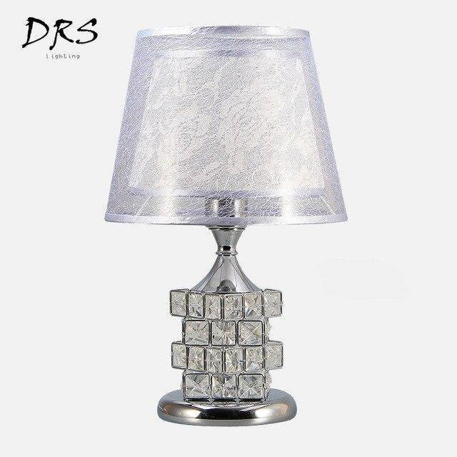 Lampe de chevet cristal Rubik's | Marco Lucetti Argenté