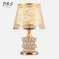 Lampe de chevet cristal Rubik's | Marco Lucetti Doré