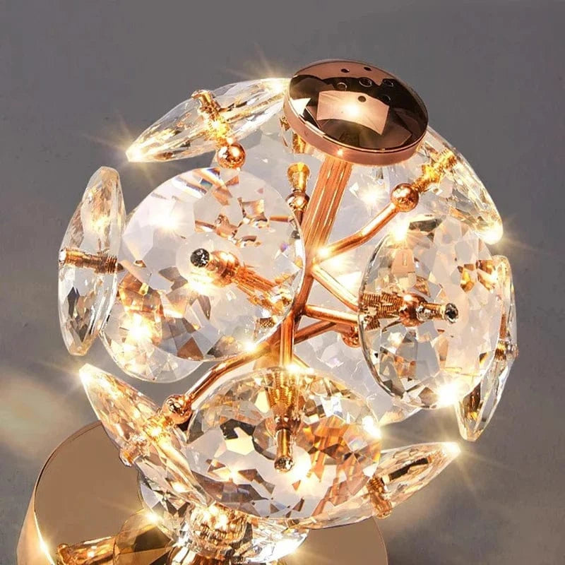 Lampe de chevet cristal suspendue avec gradation à distance | Marco Lucetti