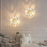 Lampe de chevet cristal suspendue avec gradation à distance | Marco Lucetti