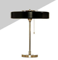 Lampe de chevet design : doré avec abat-jour blanc. | Marco Lucetti Noir