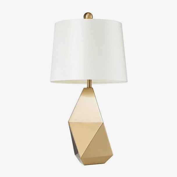 Lampe de chevet Design Doré Geometriqué GoldLux.