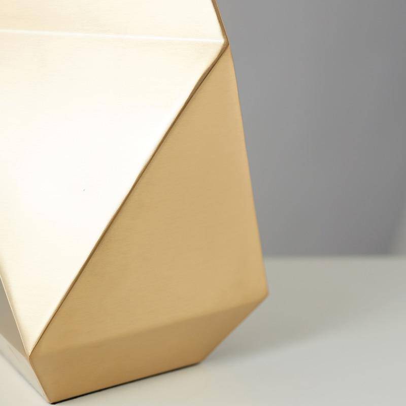Lampe de chevet Design Doré Geometriqué GoldLux. | Marco Lucetti