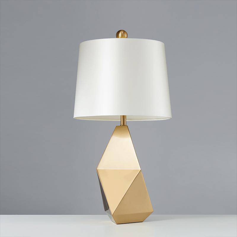 Lampe de chevet Design Doré Geometriqué GoldLux. | Marco Lucetti