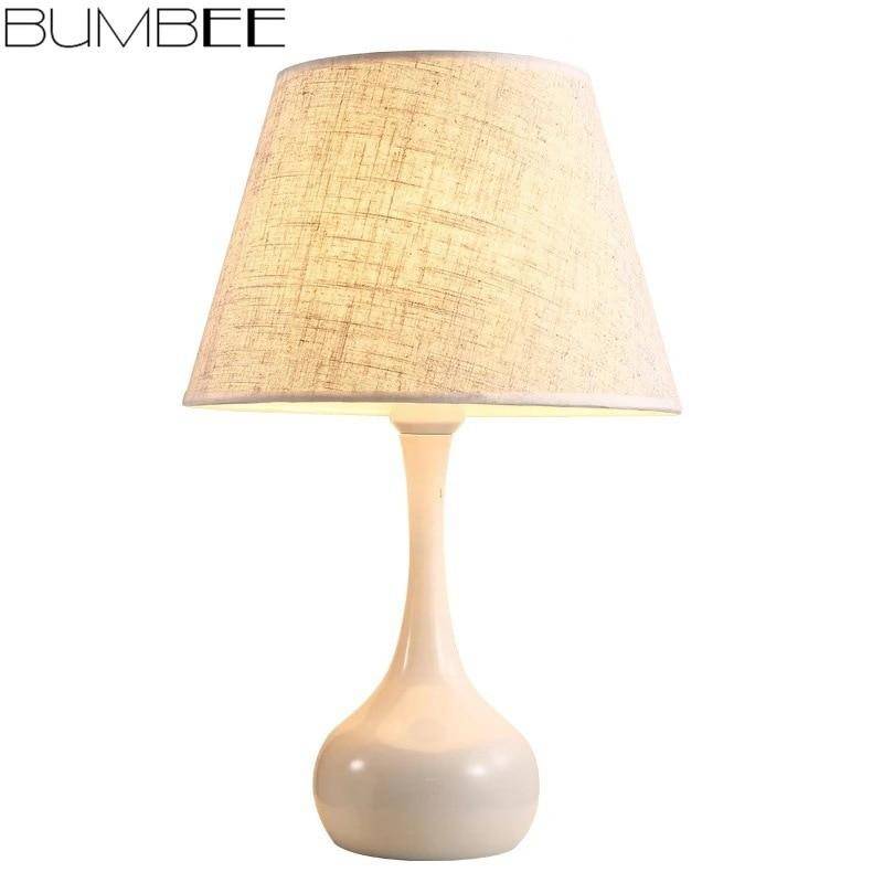 Lampe de chevet design « Thai Fabric Shade » | Marco Lucetti