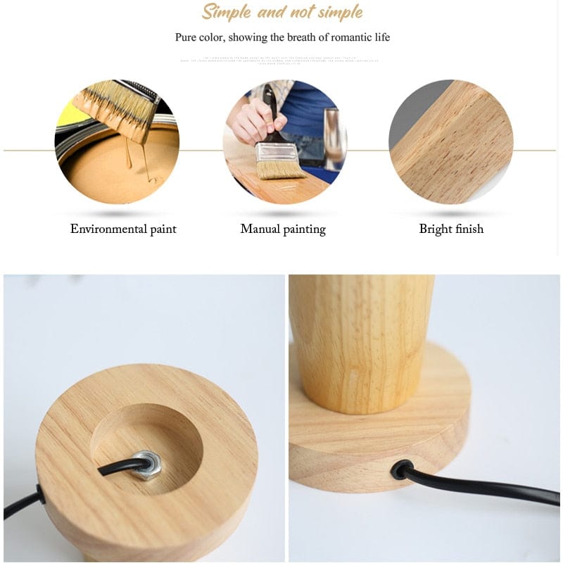 Lampe de Chevet - Édition Bois Naturel | Marco Lucetti