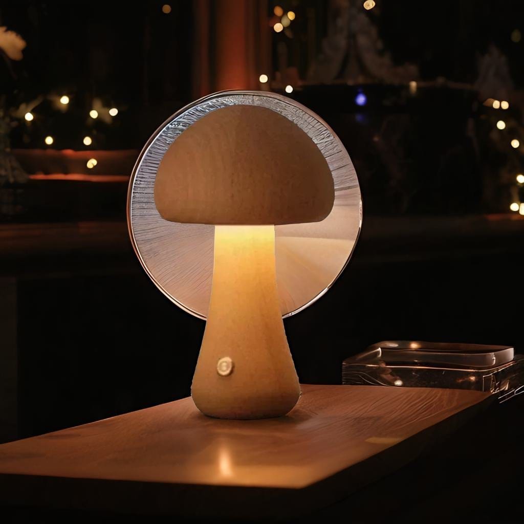 Lampe de Chevet Élégance en Bois - Clavaire | Marco Lucetti