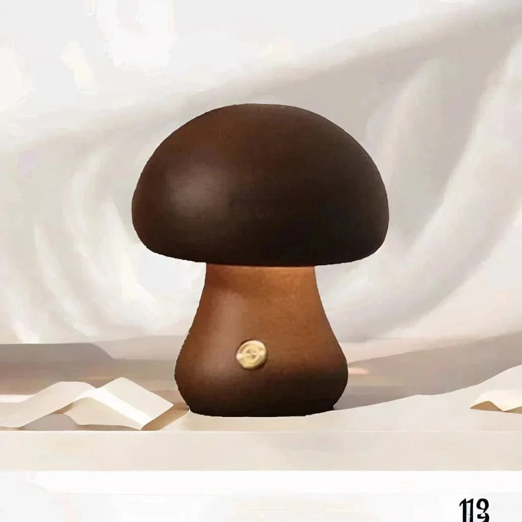 Lampe de Chevet Élégance en Bois - Clavaire | Marco Lucetti C Noix