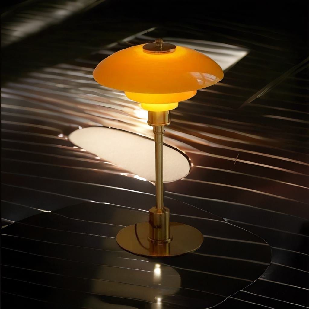 Lampe de chevet Élégance - Luneo | Marco Lucetti Ambre - Or / Couleur neutre