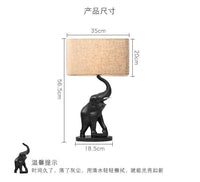 Lampe de chevet éléphant en résine magnifique | Marco Lucetti