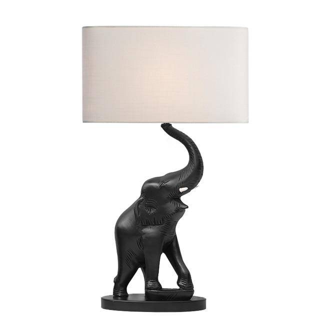 Lampe de chevet éléphant en résine magnifique | Marco Lucetti Blanc