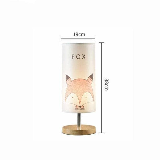 Lampe de chevet en bois avec motifs d'animaux pour enfant | Marco Lucetti