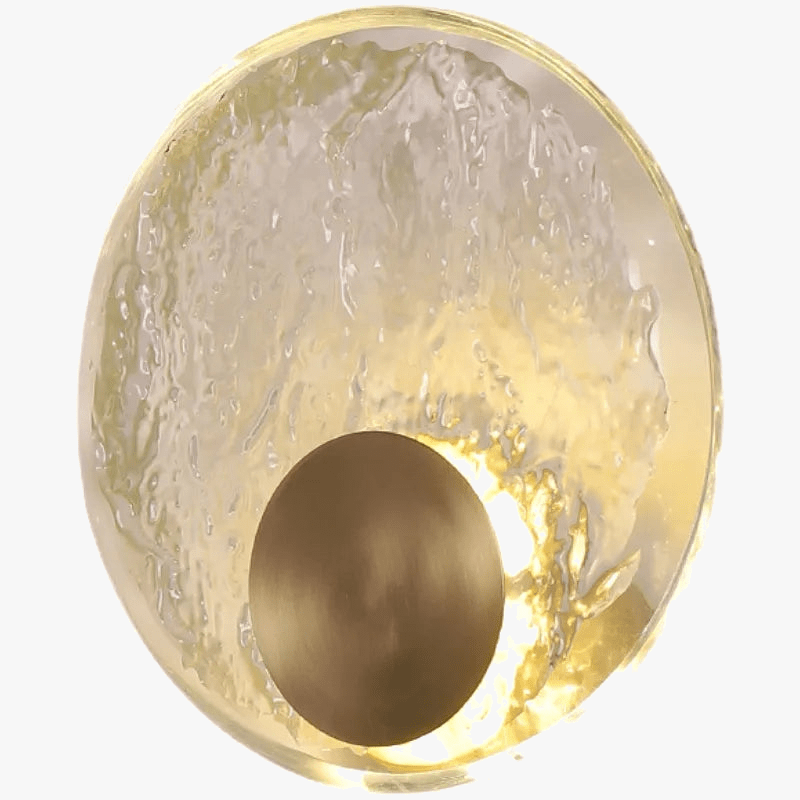 Lampe de chevet en verre et cuivre de luxe | Marco Lucetti