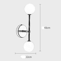 Lampe de chevet en verre - Style nordique et moderne | Marco Lucetti