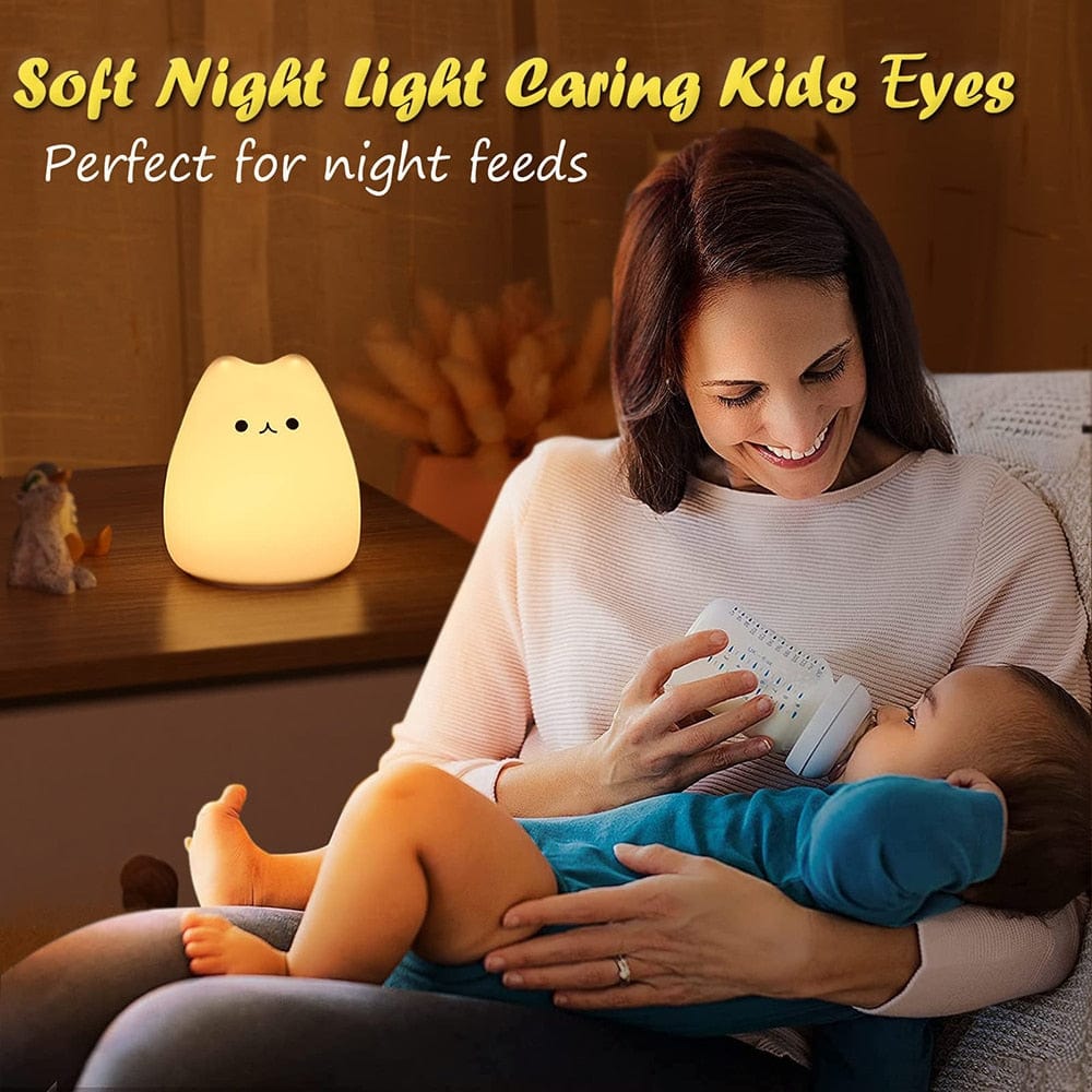 Lampe de Chevet Fille - Chaton mignon | Marco Lucetti